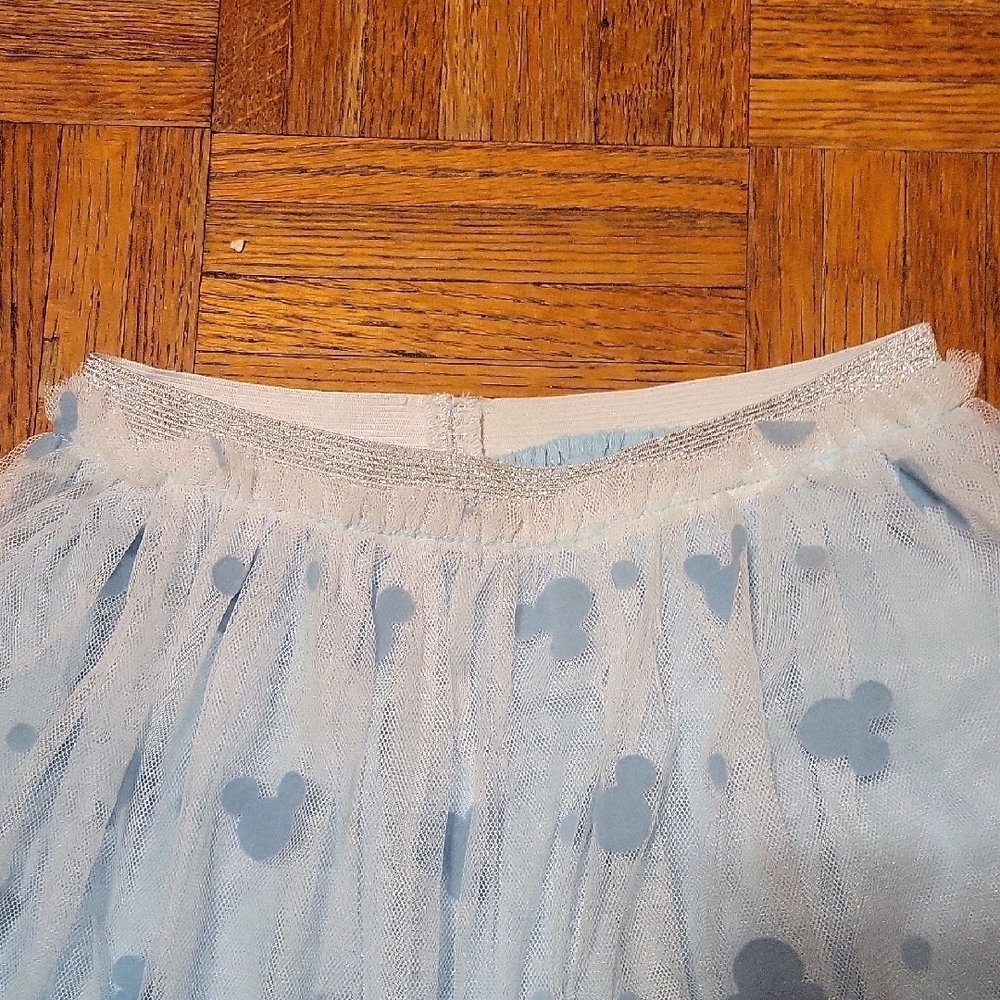 Disney Blue Tulle Skirt with Minnie Mouse Print SIZE 6X - Picture 7 of 8